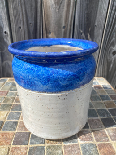 Blue/White Utensil Holder