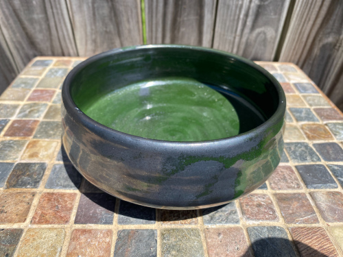 Green/Silver Dish