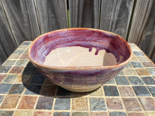 Square Purple Drip Bowl