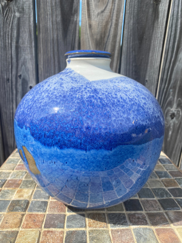 Blue/White Moon Jar