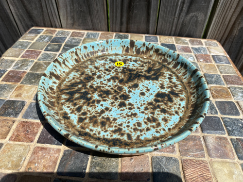 Blue Specked Plate